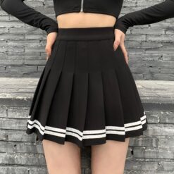 Gothic Streetwear School Girl Style Skirt (Many Color) 1