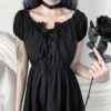 Casual Off Shoulder Gothic Dress 10