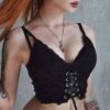 Sexy Gothic Lace Camisole Top 1