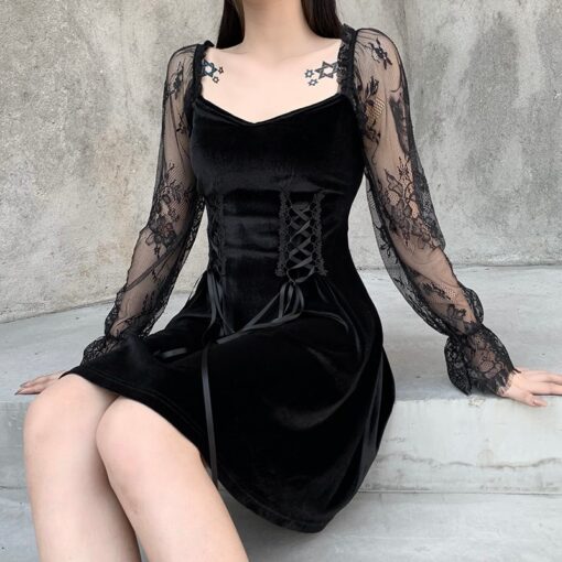 Gothic Lolita Style Vintage Dress  9
