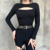 Long Sleeve Gothic Sexy Top 3