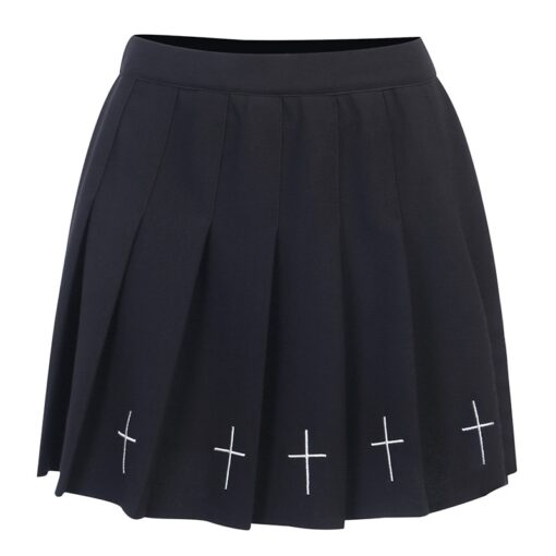 Gothic High Waist Mini Skirt 4