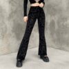 Streetwear Gothic Flared Pant 3