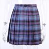 Pastel Goth High Waist Plaid Pleated Sexy Skirt (Many Colors) 5