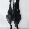 Pentagram Zipper Gothic Mesh Long Skirt 4