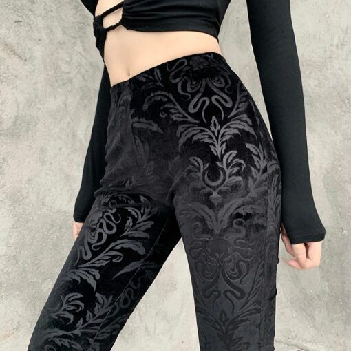 Streetwear Gothic Flared Pant 2