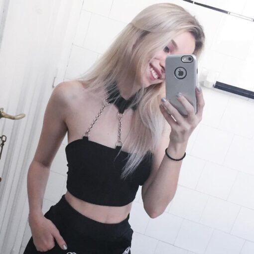 Summer Sexy Tube with Iron Chain Tube Top 5