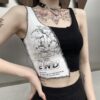 Gothic Edgy Crop Top 1