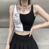 Gothic Edgy Crop Top 8