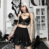 Aesthetic Gothic Sexy Lace Camisole Top 3