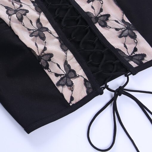 Vintage Gothic Butterfly Embroidery Cami Top 5