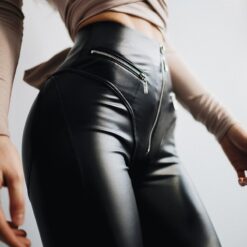 Sexy Gothic PU Leature Skinny Pant 2