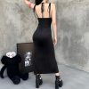 Elegant Sexy Bodycon Clubwear Gothic Dress  4