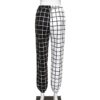 Checkerboard Style Plaid Gothic Cargo Pant 4