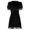 Vintage Aesthetic Elegant Gothic Dress 5