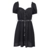 Black Gothic Elegant Dress  5