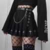 Gothic High Waist Mini Skirt 2