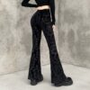 Streetwear Gothic Flared Pant 8