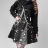 Kawaii Gothic Space Star Moon Dress  3