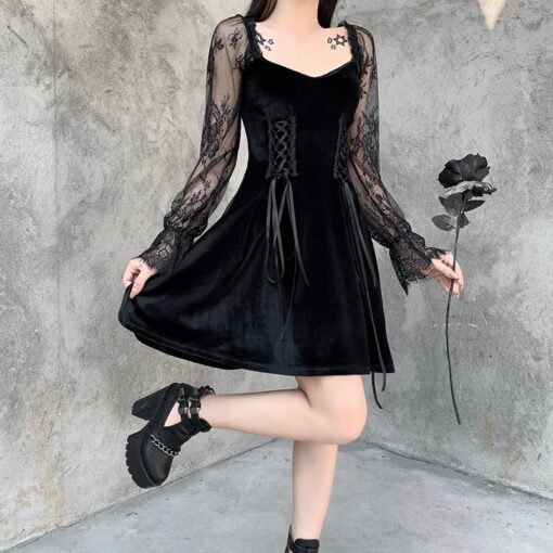 Gothic Lolita Style Vintage Dress  4