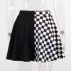 Gothic Plaid Unique Style Mini Skirt 5