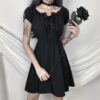Casual Off Shoulder Gothic Dress 1