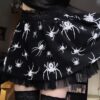 Spider Print GOthic Skirt  8