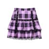 Harajuku Gothic Egirl High Waist Pleated Skirt 6